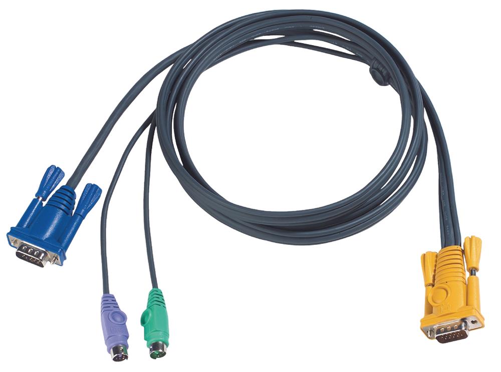 Aten 2l-5202p - Keyboard / Video / Mouse (Kvm) Cable - 1.8 M