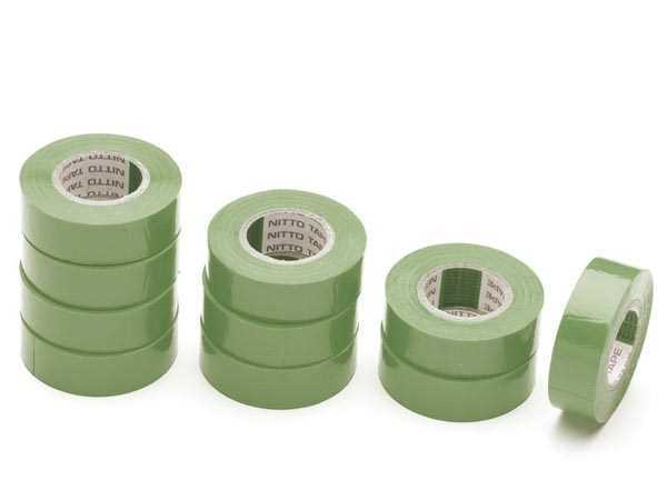 Nitto - Insulation Tape - Green - 19 Mm X 10 M