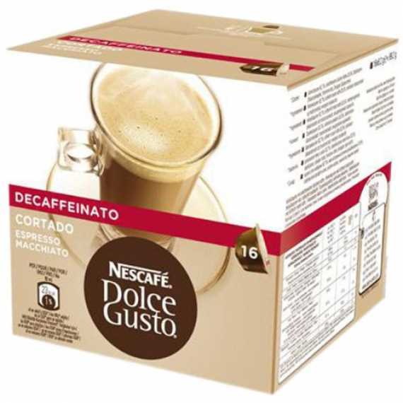 Cápsulas de Café Nescafé Dolce Gusto Espresso Macchiato Decaffeinato (16 Uds) 