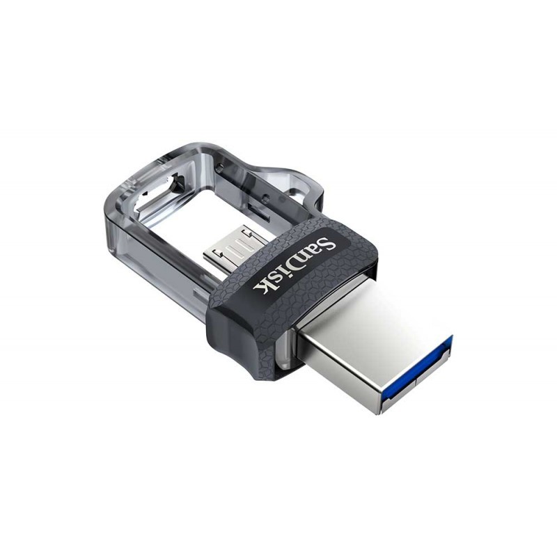 Sandisk Ultra Dual M3.0 Usb Flash Drive 128 Gb Usb Type-A / Micro-Usb 3.2 Gen 1 (3.1 Gen 1) Black  S
