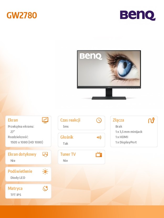 Benq LED Monitor 27