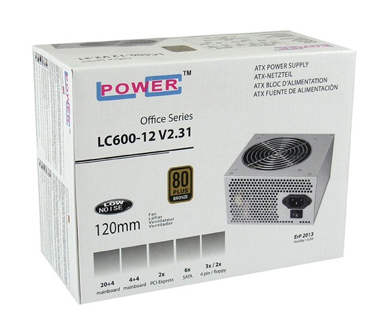 Lc-Power 450w C/Fan 120mm Lc600-12 V2.31