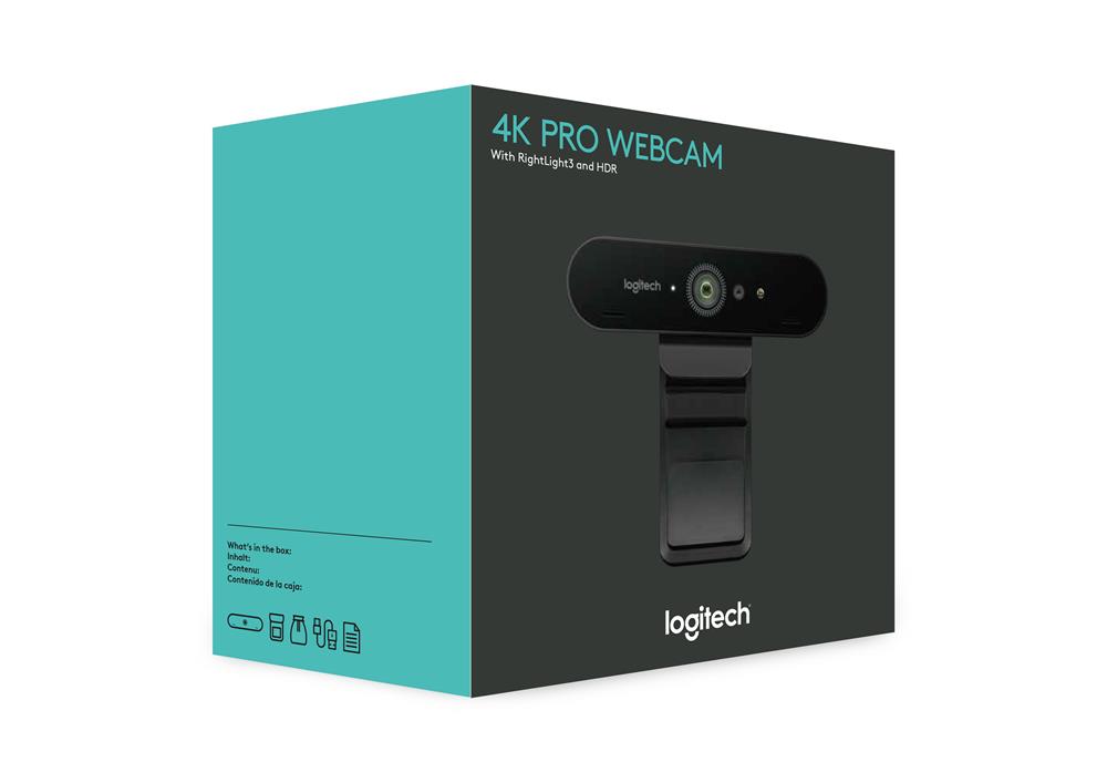Webcam Logitech Brio 4k Ultra Hd Rightlight 3 Hdr