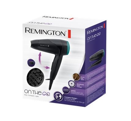 Remington Travel Hair Dryer With Diffuser D1500 2000w
