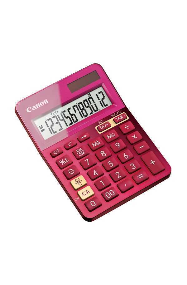Calculadora de Secretária 12 Dígitos Rosa - CANON