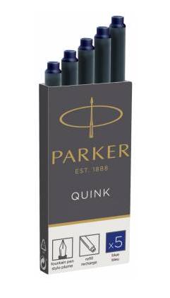 Recambio Tinta Parker Azul Quink 5 Unidades