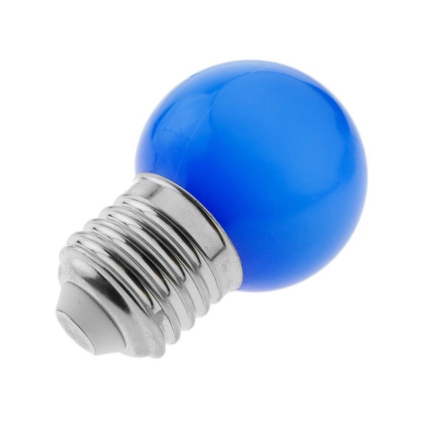 Bombilla LED G45 E27 1w Azul 50lm