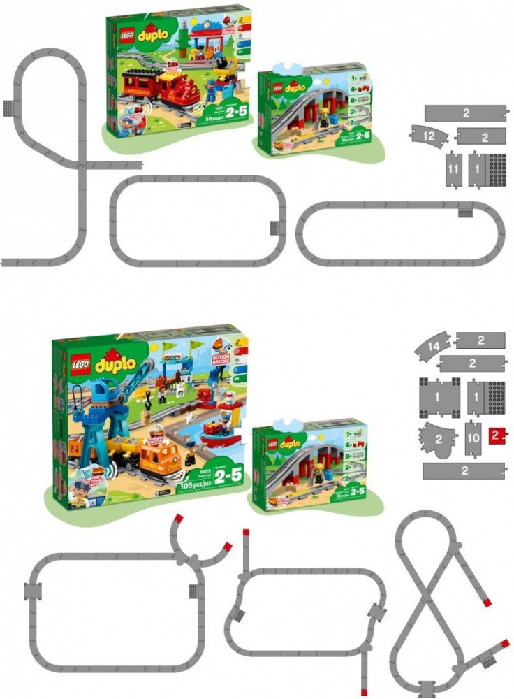 Lego Duplo 10872 Ponte E Carris Para Comboio