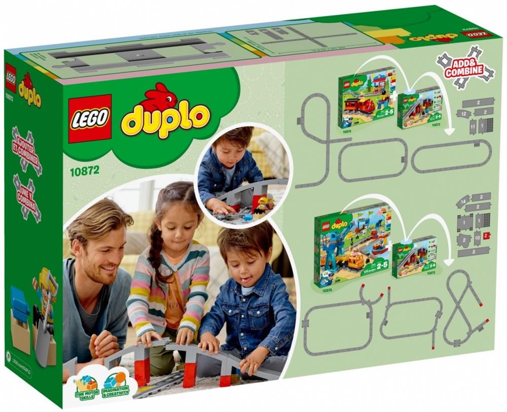 Lego Duplo 10872 Ponte E Carris Para Comboio