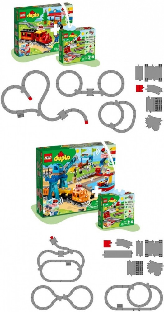 Playset Lego  Duplo My City 10882 The Rails Of The Train 