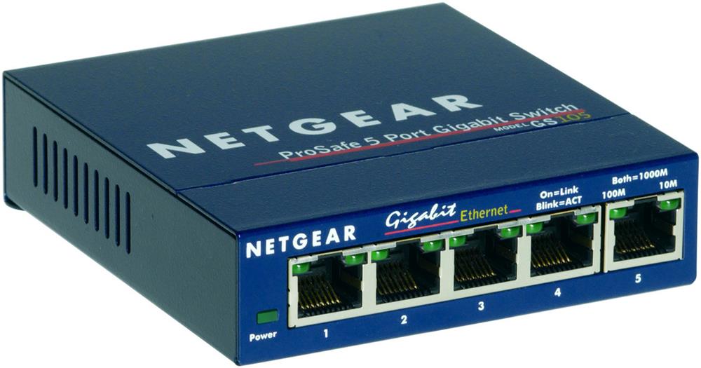 Switch de Mesa Netgear Gs105ge 5p Gigabit