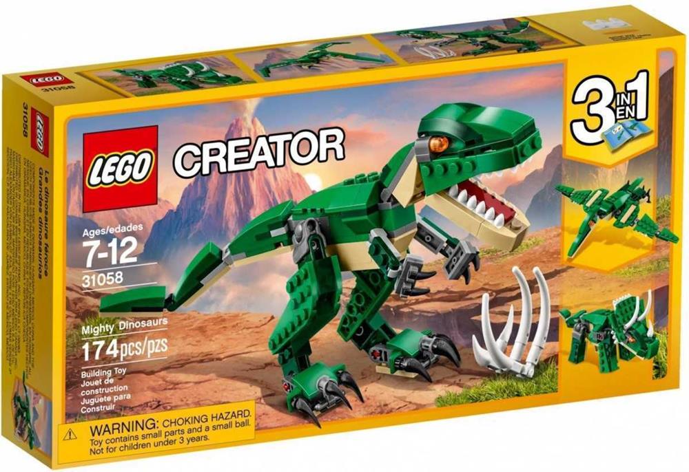 Playset Creator Mighty Dinosaurs Lego 31058 