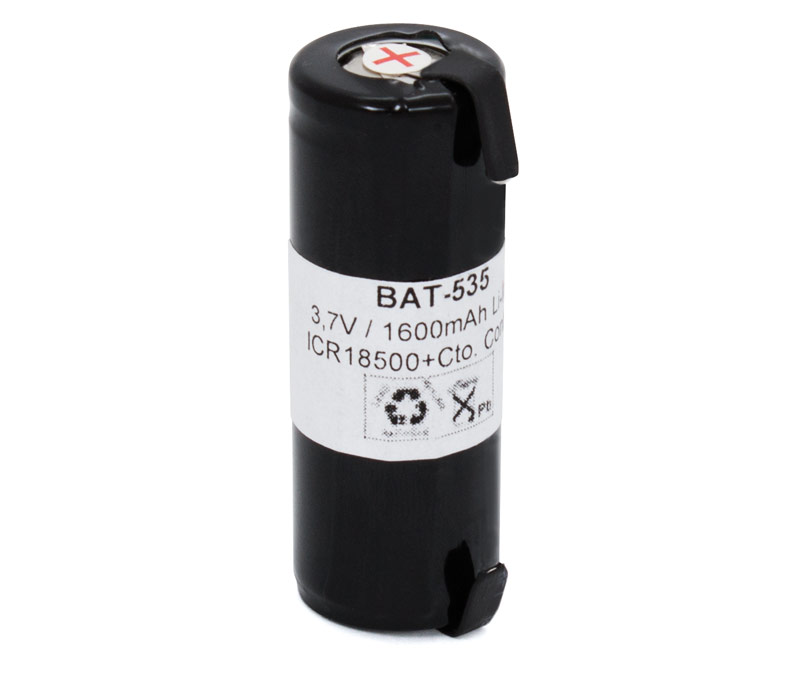 Bateria Iao-litio 3.7v 1600mah Irc18500 C/contacto
