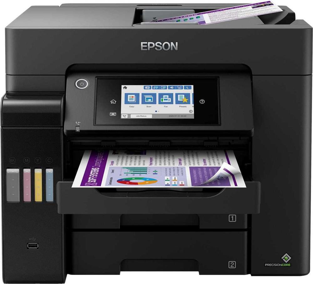 Epson Ecotank Et-5850 Et5850 Multifunktionsdrucker Farbe Tintenstrahl A4 (C11cj29401)