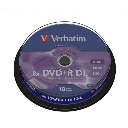 Verbatim Dvd+R 8x 8.5gb 240min Double Layer Bobin.