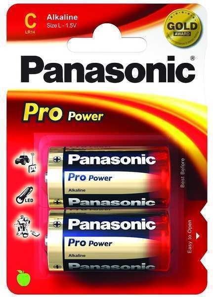 Batería Alcalina Panasonic Propower Lr14 (2 Bater.