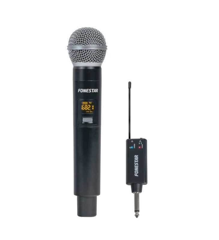 Microfone Sem Fios de Mão. Uhf 679-694 Mhz.