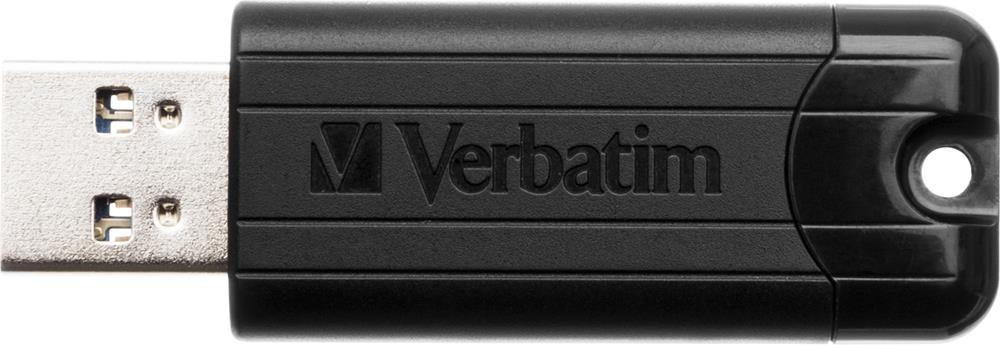 Pen Verbatim 128gb Usb 3.0 Pinstripe Black