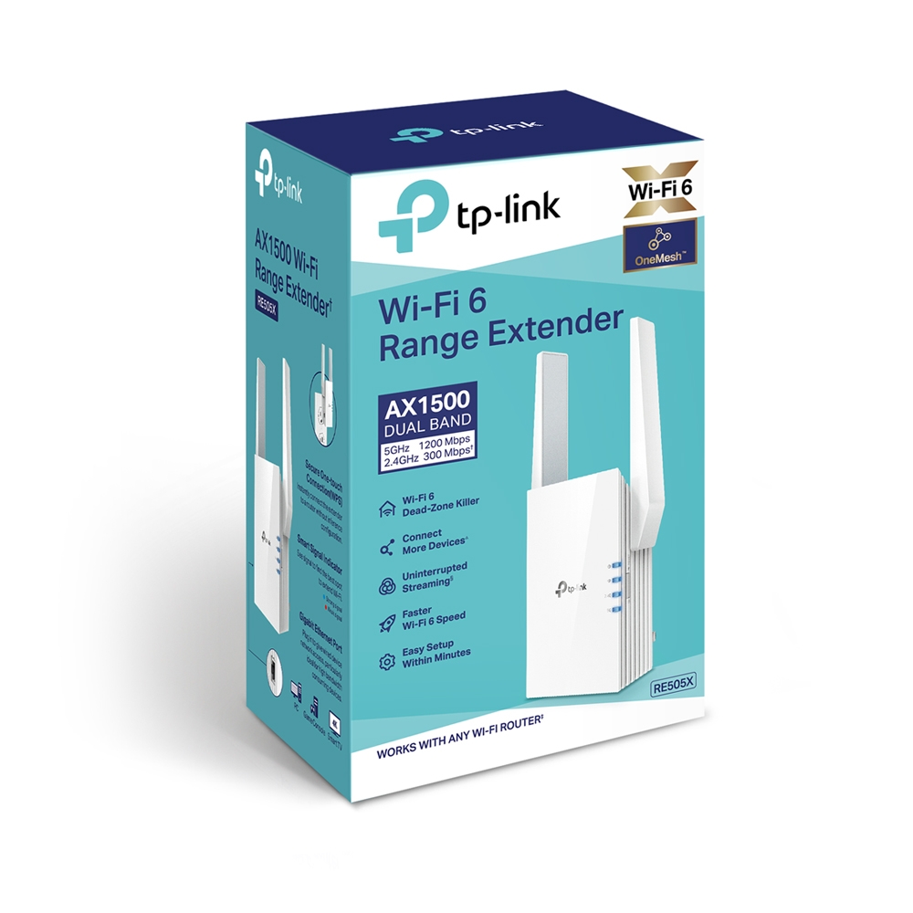 Tp-Link Wi-Fi Range Extender (Re505x)