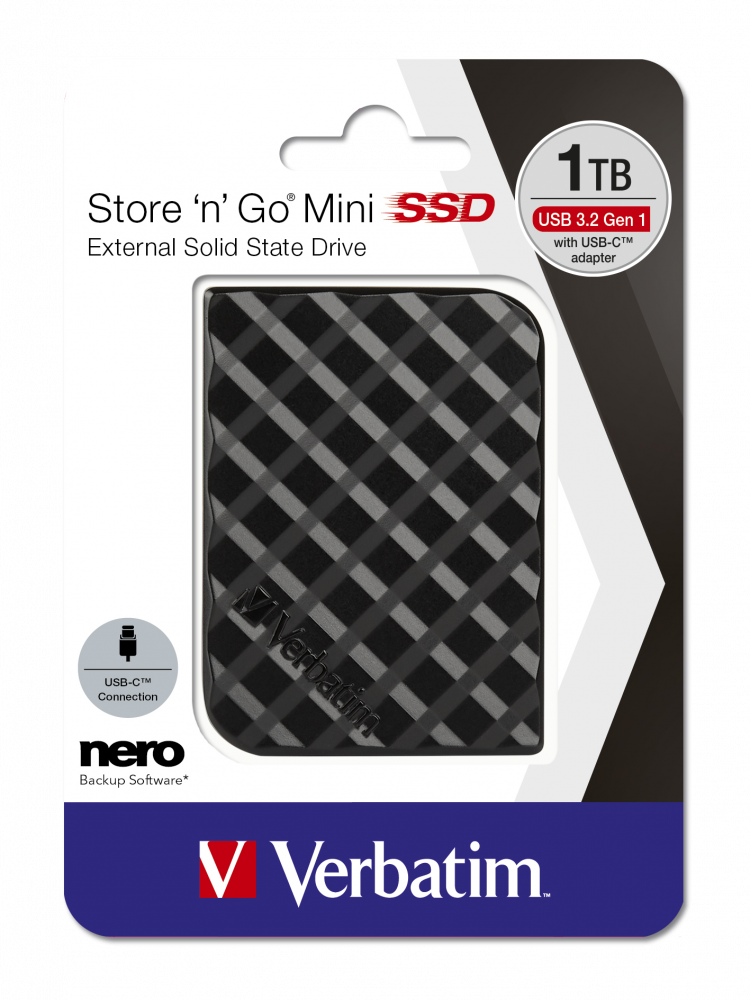 Verbatim Store N Go          1tb Mini SSD Usb 3.2           53237