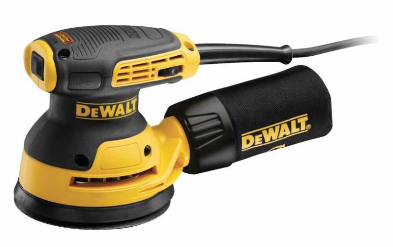 Dewalt Dwe6423-Qs Portable Sander Orbital Sander 12000 Opm Black  Yellow 280 W
