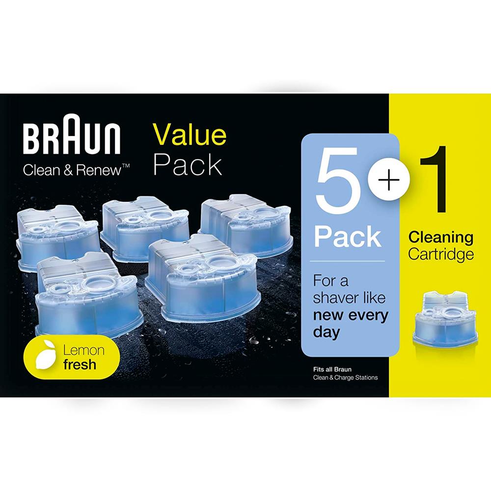 Braun Ccr 5+1 Clean & Renew Cartridges
