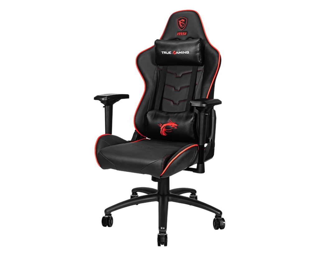 Cadeira de Gaming Msi Mag Ch120 X Vermelho Preto 