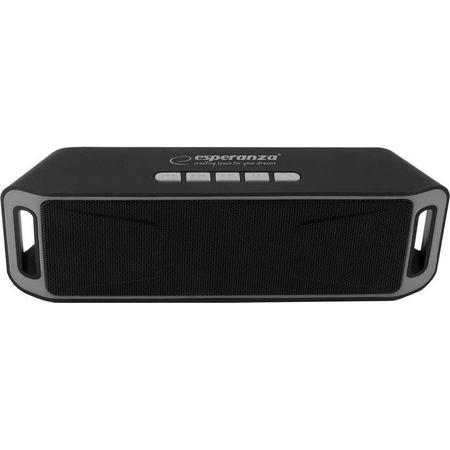 Coluna Bluetooth Portátil 2x3w Usb/Fm/Sd Preto-Cin