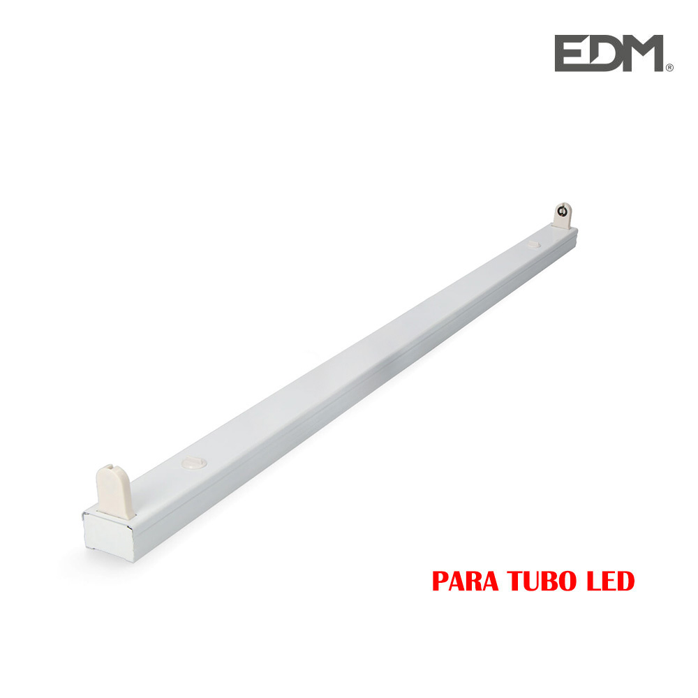 Armadura para 1 Tubo LED de 18w (Eq.1x36w) 123cm .