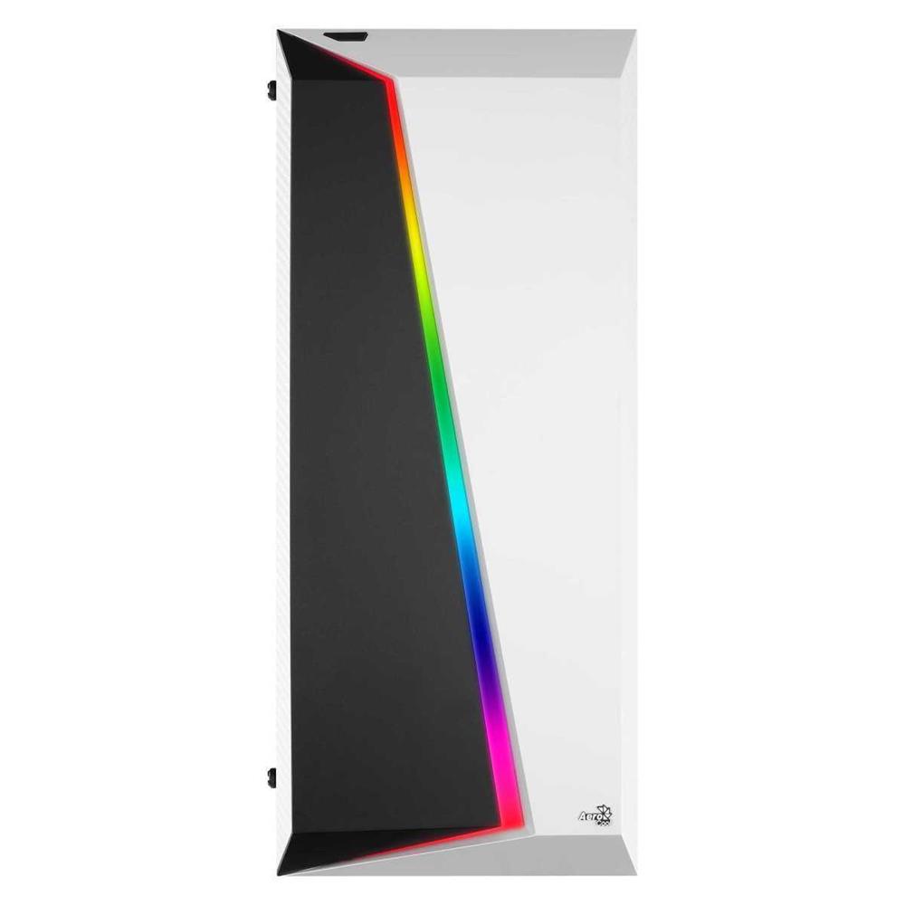 Caixa Gaming Atx Aerocool Cylon Pro Lateral em Vidro Temperado RGB Branco