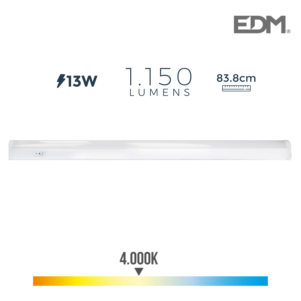 Armadura Eletronica Led 13w 1050 Lumens 4.000k