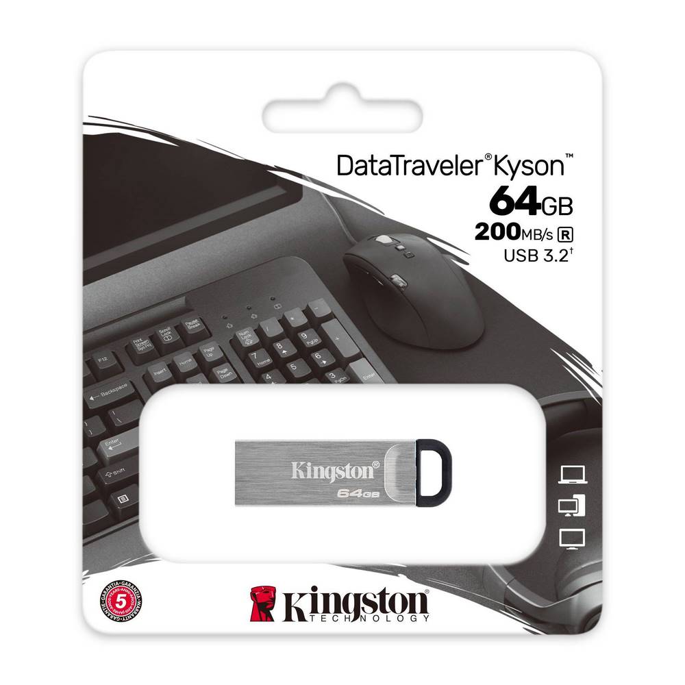 Kingston Datatraveler Kyson - Usb Flash Drive - 64 Gb