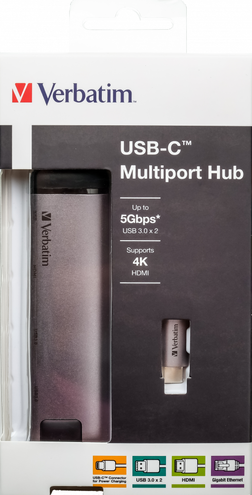 Hub Usb Verbatim Usb-C Multiport 49141