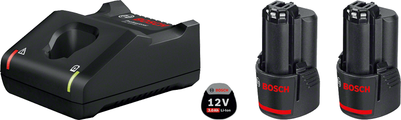 Bosch 2x 3.0ah, Bateria Recarregável Gal 12v-40