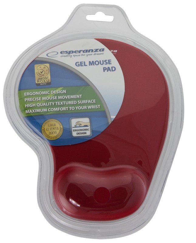 Esperanza Gel Mouse Pad Red