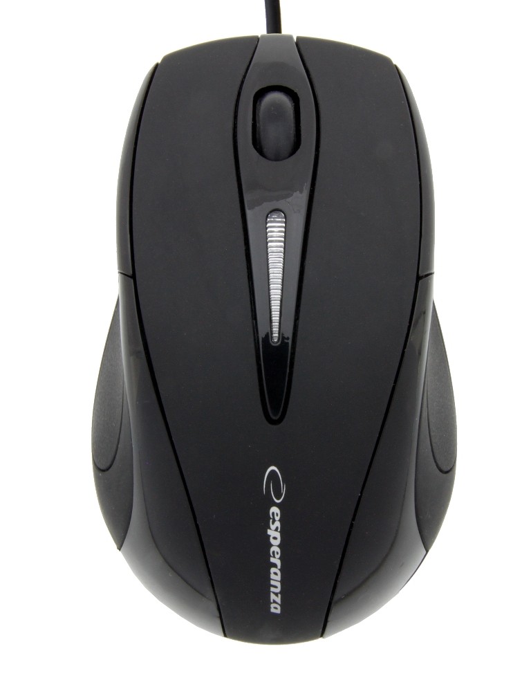 Esperanza Sirius 3d Wired Optical Mouse Usb Black/Black