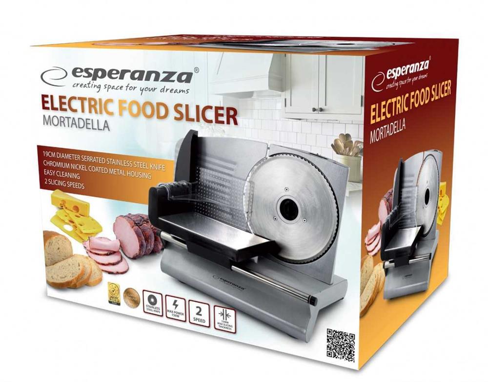 Esperanza Electric Food Slicer Mortadella 150w
