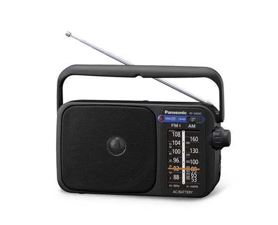 Radio Portátil Panasonic Rf-2400deg-K/ Negra