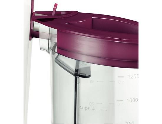 Bosch Mes25c0 Juice Maker Centrifugal Juicer 700 W Cherry  Transparent  White