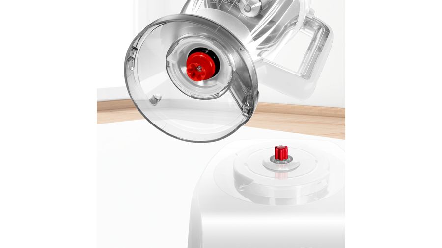 Bosch Multitalent 8 Food Processor 1100 W 3.9 L Translucent  White Built-In Scales