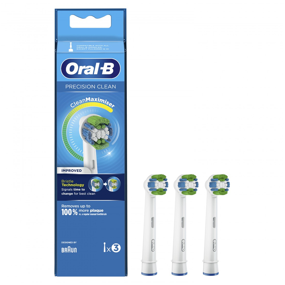 Recarga Oral-B Precision Clean - 3 Cabeças