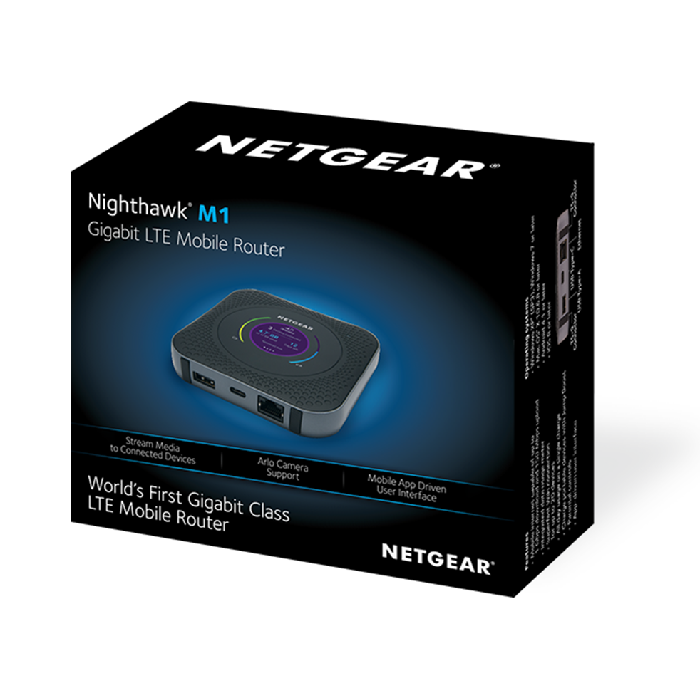 Netgear 5g Router Mr1100-100eus Nighthawk M1 Black