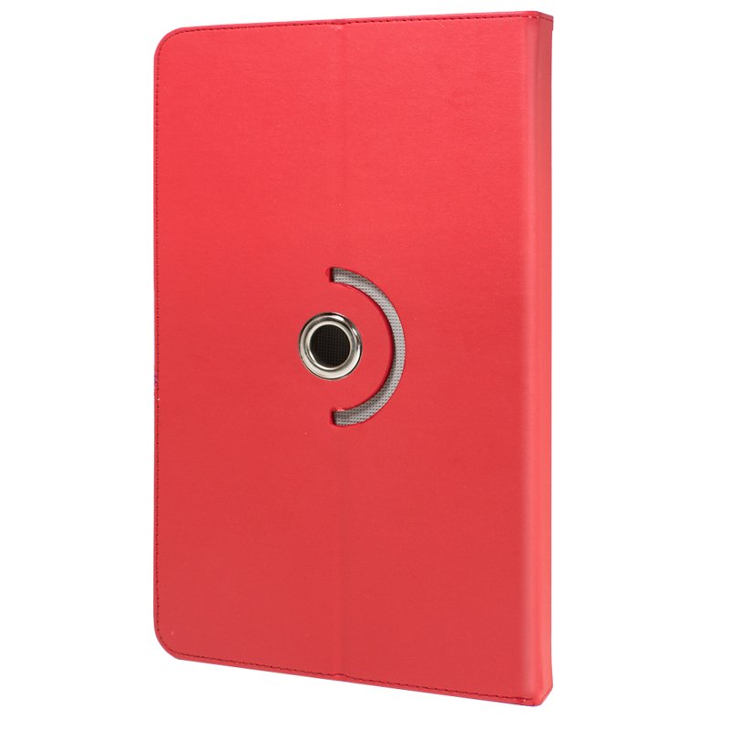 Capa Cool Ebook / Tablet 9.7 - 10.3 em Vermelho Suave Rotativo (Panorâmico)