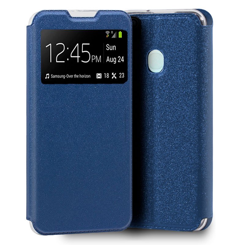 Capa Flip Cover Samsung A217 Galaxy A21s Liso Azul
