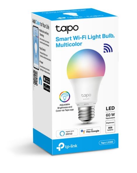 Tp-Link Tplink Smart Wi-Fi Wifi Light Multicolor E27 Tapo L530e (Tapo L530e)
