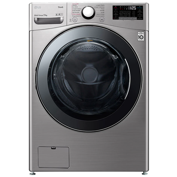Máquina de Lavar Roupa 17kg 1100rpm Cinzento - Lg