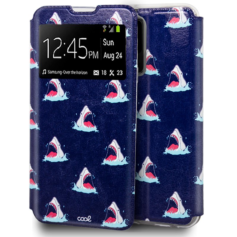 Capa Articulada Samsung G988 Galaxy S20 Ultra 5g Desenhos de Tubarão
