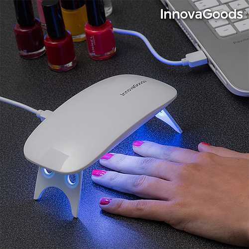 Lâmpada LED Uv para Unhas Mini Innovagoods 
