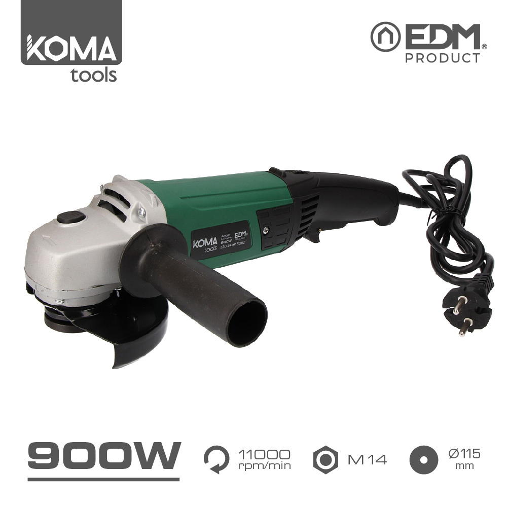 Rebarbadora Eletrica 900w Ø125mm 40x22cm Koma Tools