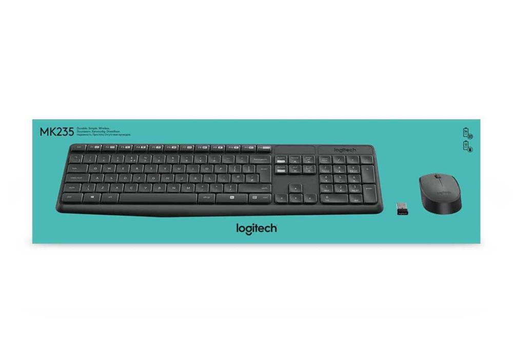 Keyboard Wrl Combo Mk235 Eng/Desktop 920-007931 L.